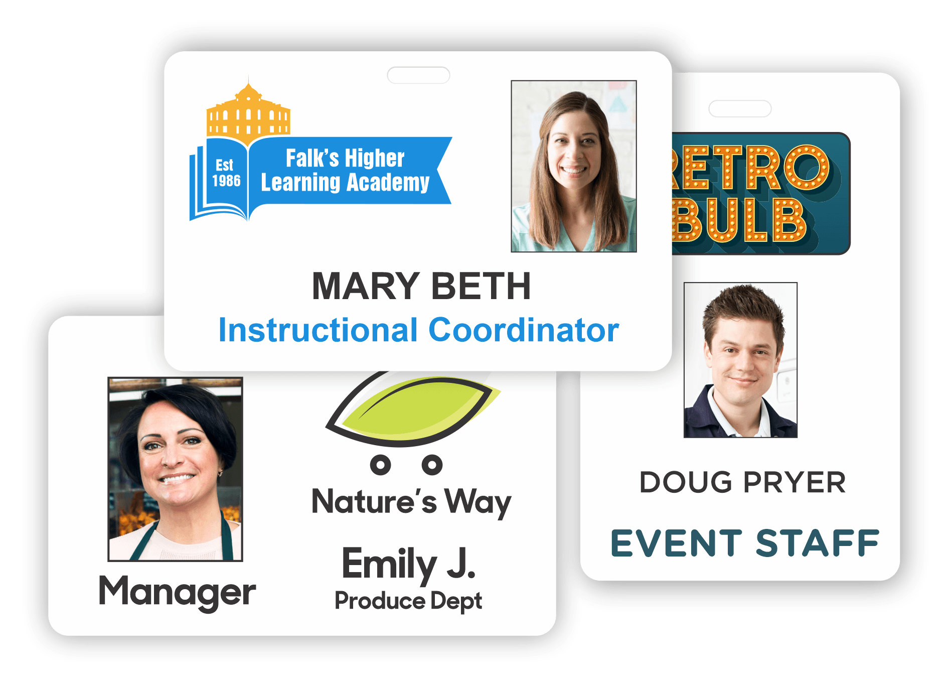 make an id badge online free