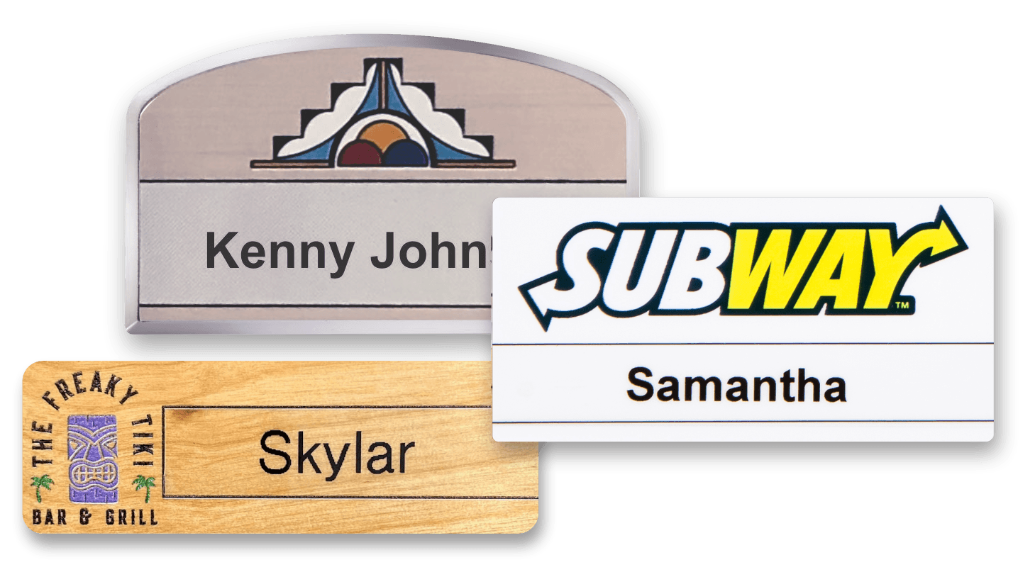 Reusable Name Badges, Design Custom Online