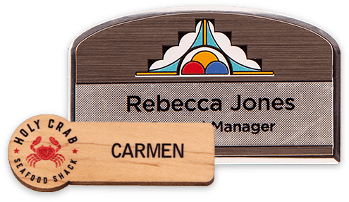 Special shape nametags - Best price