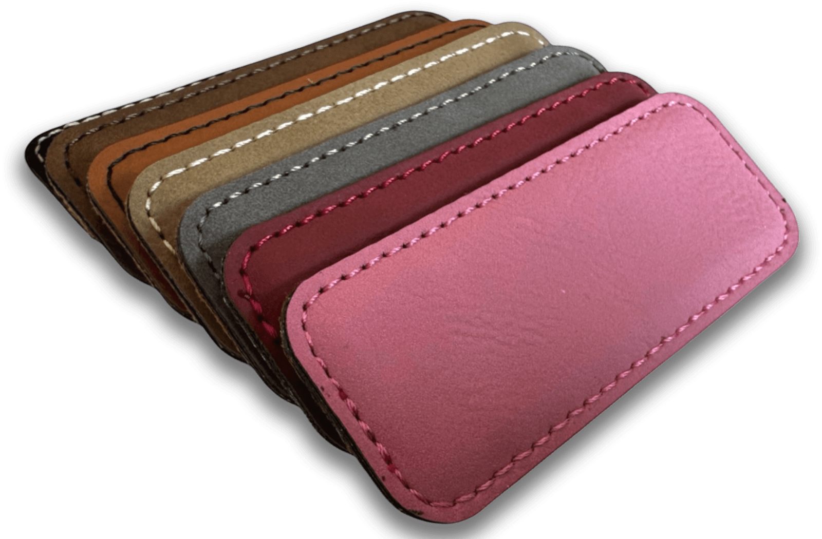 Bright Color Leather Badge