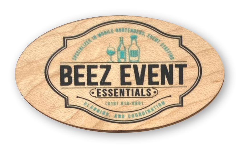 Wood Oval Name Badge