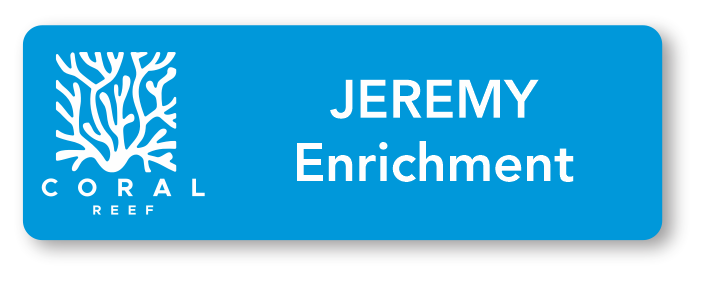 Colored 2-Ply Plastic Name Badge