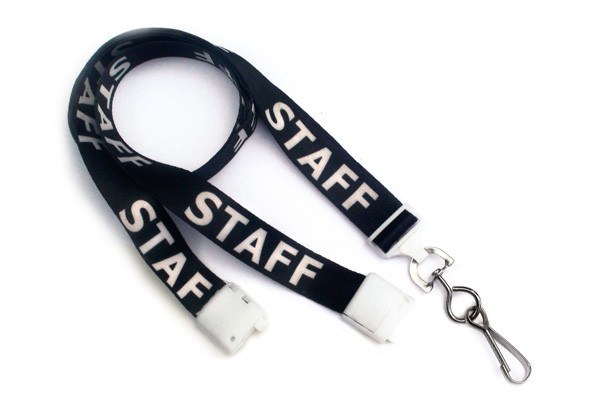 Pre-Printed Staff Lanyard